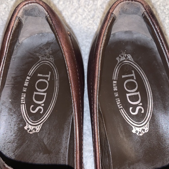 Tods,7, Dark BrownLeatherLoafers main image 5